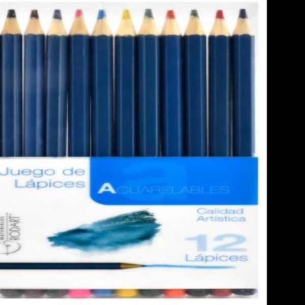 COLORES ACUARELABLES RODART C12 PZA.